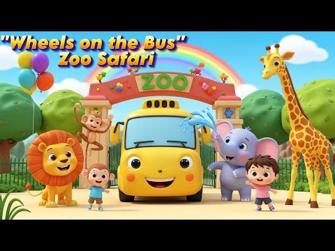 "Wheels on the Bus" | "Zoo Bus Adventure"