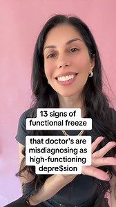 depression vs. functional freeze—here’s how to tell the difference 👇🏼 it can be challenging to distinguish whether you’re experiencing depression or if you’re in a state of functional freeze 🥹 functional freeze is a nervous system response to ongoing stress or past trauma, making you feel stuck, immobile, and overwhelmed 😮‍💨 you might be in functional freeze if you’re feeling: ✨ a sense of numbness or disconnection ✨ doing tasks on autopilot without feeling present ✨ difficulty making decis