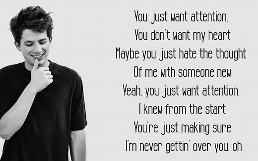 Attention - Charlie Puth (Lyrics)-歌词版