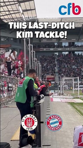 Kim Min jae's INCREDIBLE goal saving tackle vs St Pauli