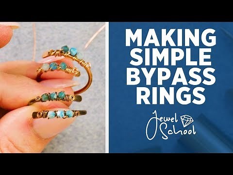 How to Make Simple Bypass Rings | Jewelry 101
