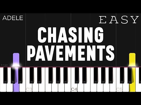 Adele - Chasing Pavements | EASY Piano Tutorial