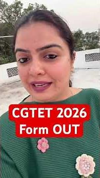 CGTET February 2026 Application Form Out! Don’t Miss These Important Updates #cgvyapam2025 #cgtet
