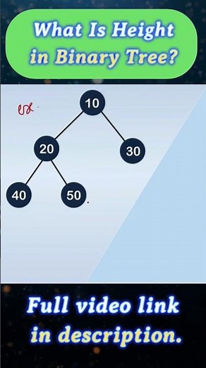 Height in BinaryTree #padhoengineering #dsa #dsalgo #datastructureandalgorithm #youtubeshorts #short