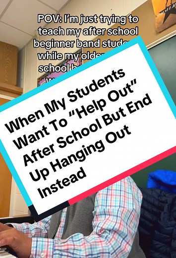 I’m just out here teaching my beginner band students while my older middle school band students want to “help out.” Is it helping or just hanging out? #band #concertband #symphonicband #windband #bandtok #bandtiktok #bandkid #bandkids #bandnerd #bandgeek #middleschool #middleschoolersbelike #middleschoolband #middleschoolteacher #banddirector #banddirectorsoftiktok #banddirectorsbelike #banddirectorlife #banddirectorproblems #musicteacher #musicteachersoftiktok #teacher #teachersoftiktok #teache