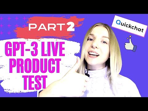 My Conversation with GPT-3 AI Chatbot | Part 2: OpenAI GPT 3 Demo Live Product Test