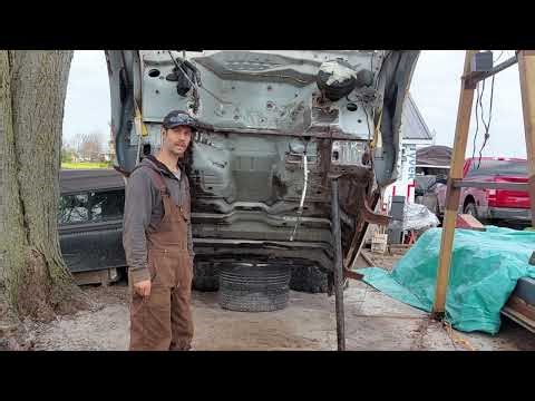 Ford Superduty Repair pt.4 Cab bottom rust repair