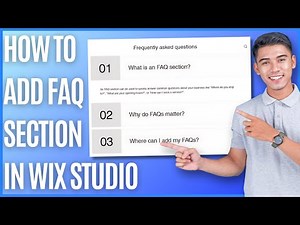How to Add FAQ Section in Wix Studio [Quick Guide]