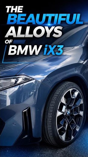 The Beautiful Alloys of BMW iX3 🔥 #BMWiX3 #BMW #Shorts
