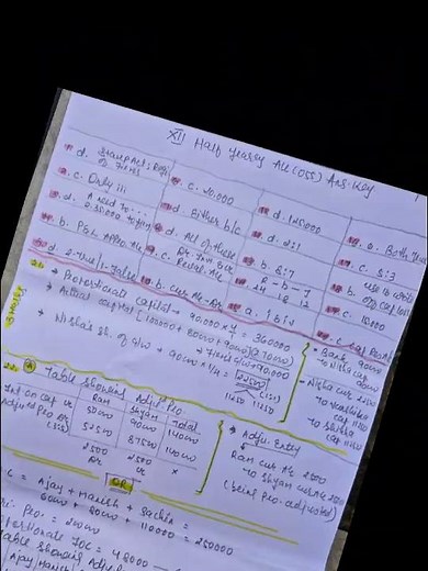 🎯 Class 12 Accountancy Half Yearly Question Paper with Answer Key | Mid Term Exam