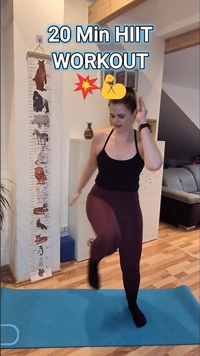 20 MIN HIIT WORKOUT 🔥 Full Body - Jetzt online! #motivation #staystrong