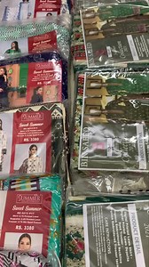 2.3K views · 39 reactions | LOT LOT LOT *EID OFFER* *Details:* * Dhamaka deal no 1 * 1bonanza emb with lawn dupattya 90/70 randomly 1 bonanza printed randomly 1 binsaeed orignal 1 musfira orignal emb with chiffon dupatta 2 Kurties 90/70 *Total 4 suits and 2 Kurties available in 5400 fixed limited deals available just done aisi deals phr nahi ayngi done fast * | Shoaib Iqra | Facebook