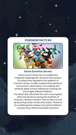 Eevee's Secret #pokemon #pokemonfacts #pokemontrivia #shorts #anime #pokemonfans