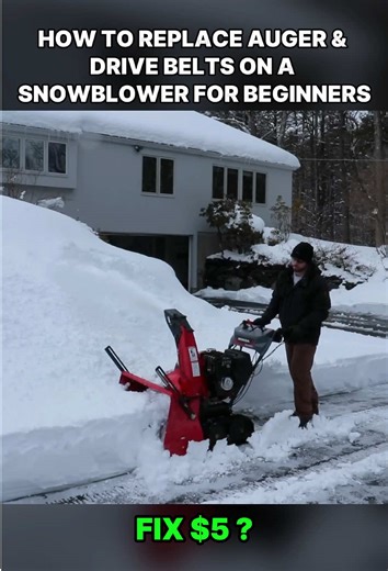 Beginner's Guide: Replacing Auger & Drive Belts on a Snowblower