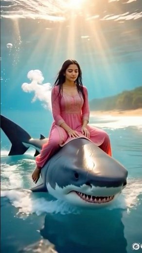 a girl fell into the ocean,what the shark,did next change everything” #viral #story