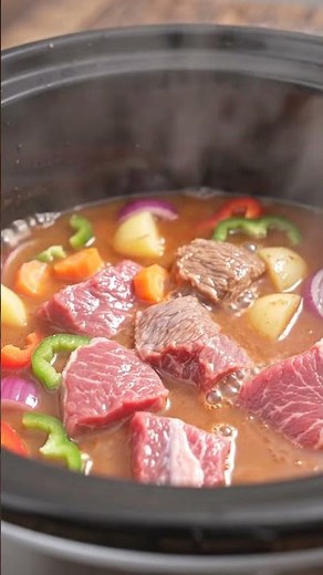 🥩🥕 Slow Cooker Beef & Vegetable Stew