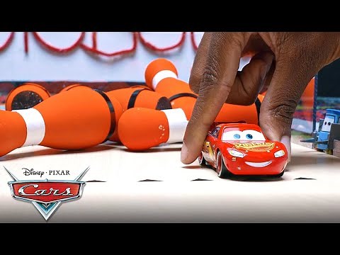 Lightning McQueen Goes Bowling With Mater, Doc Hudson & MORE | Kids Video | Pixar Cars