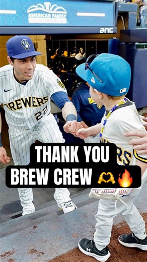 Thank you to the Brewers & to everyone who made this such a SPECIAL DAY! 🫶