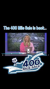 We're baaaack... Enjoy Barn sales, yard sales, garage sales and sidewalk sales. 400 miles of sales Thursday Thru Sunday | 400 Mile Sale