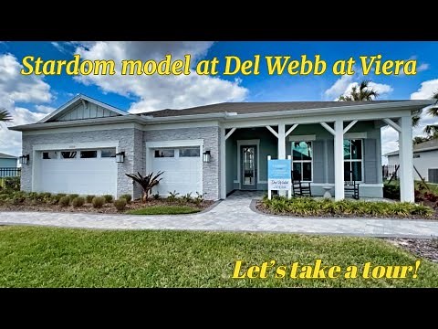 Model home tour | Stardom model video tour | Del Webb at Viera | 55+ active lifestyle community