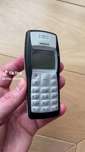 Nokia 1100 Black - Vintage Mobile Phone Released in 2003
