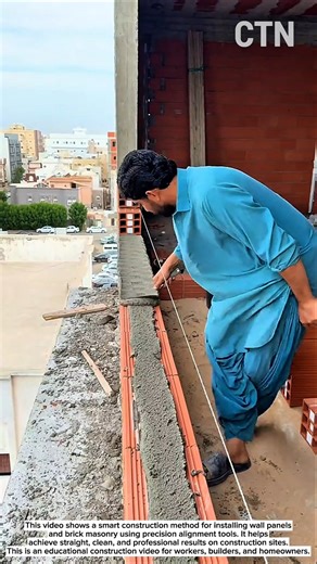 Smart Construction Technique for Perfect Wall Alignment