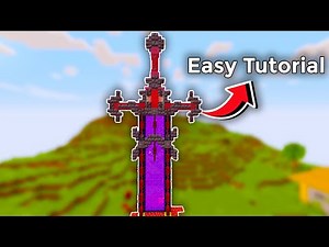 Minecraft: EPIC Sword Nether Portal Design Tutorial!
