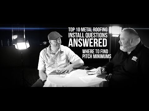 Metal Roofing Install FAQs 1: Pitch Minimums