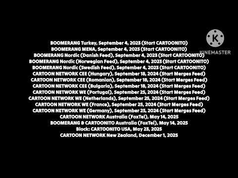All Cartoon Network Channels Closure Compilation (2011-2025) End Credits