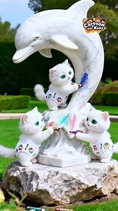 28K views · 129 reactions | Cat Caught Doing Graffiti!  | Funny Cat Trouble | Cartoon For Kids | Cartoon For Kids | Facebook