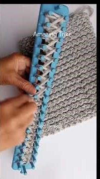 I Love How to loom knit #loomkiting#crochet#sajidafarooque#shorts#shortsfeed
