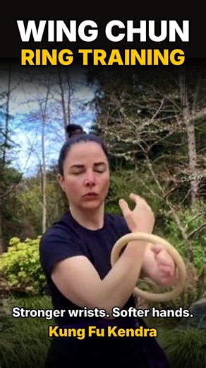 Wing Chun Ring Training at Home | Kung Fu Kendra #Shorts