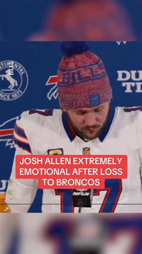12K views · 616 reactions | Josh Allen very emotional after dramatic loss to Broncos in the playoffs #nfl #bills #broncos #nflplayoffs #joshallen | USA TODAY Sports | Facebook