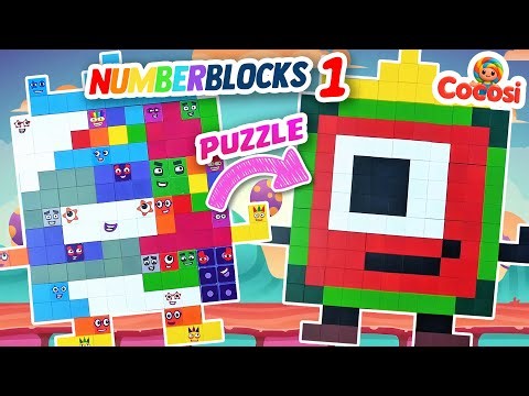 Let’s Build Numberblocks One with Fun Color Blocks | Numberblocks Puzzle | Cocosi Kids
