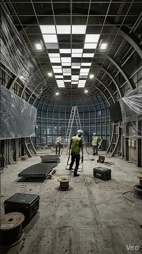 Futuristic Command Center Transformation | AI Construction Timelapse | Cinematic Sci-Fi Build #ai