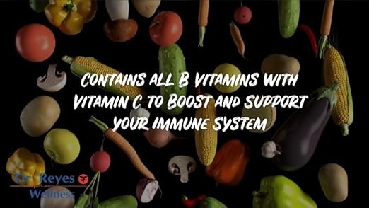 Super Active Vitamin B Complex with Vitamin C | Helps Stress
