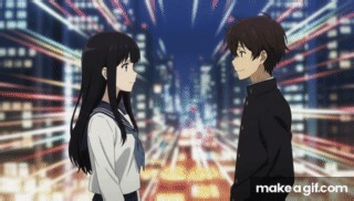 couple kiss on Make a GIF