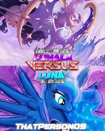Lunala (Pokemon) vs Princess Luna (Mlp)
