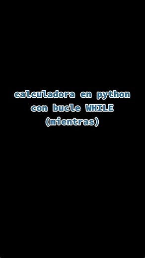 programa en python calculadora basica #sistemas #python #programación #ingeniería sistemas