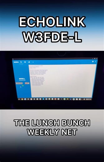 EchoLink Weekly Net #radiocommunication #emergencycommunications #radiotechnology #hamradio #gmrs