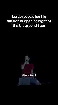 Lorde Concert - Ultrasound Tour - What Was That, Ribs, Team, David, Royals #lorde #lorde #lordemusic