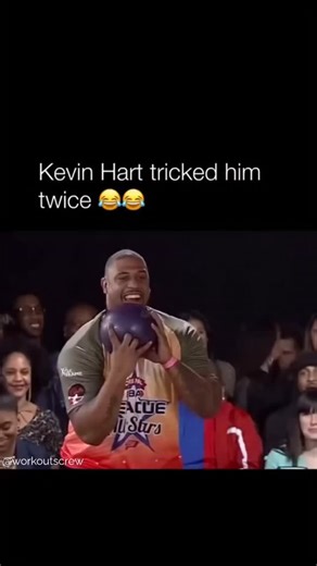 @memes_by_sarcastic on Instagram: "The goblin laugh gets me every time 😂😂 A classic misdirection moment, Kevin Hart plays the room perfectly, setting expectations one way before flipping them at the last second, not once but twice. The comedy isn’t just in the trick itself, but in the timing and confidence, watching someone fall for it again makes the payoff even funnier. It’s peak Hart humor: fast, cheeky, and built on reading people so well that the joke lands before they even realize what h