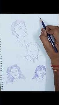 Practice The Character Portraits.#shorts #Art #drawing