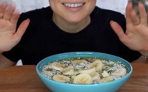 【Solfrid】香蕉思慕雪 食音咀嚼音