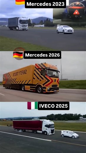 Truck Brake Performance Test | Mercedes vs levco