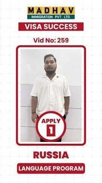 𝐂𝐨𝐧𝐠𝐫𝐚𝐭𝐮𝐥𝐚𝐭𝐢𝐨𝐧𝐬 JAY MILIND INGLE | MAHARASHTRA | RUSSIA | LANGUAGE PROGRAM VISA MADHAV IMMIGRATION |