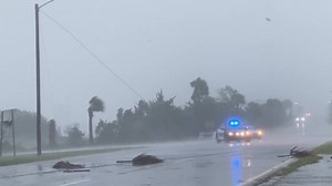 2.2K views · 58 reactions | Power line down on Ashley River Bridge, downtown Charleston. As on 1:30: More than 90K without power. | Ann McGill - Live 5 News | Facebook