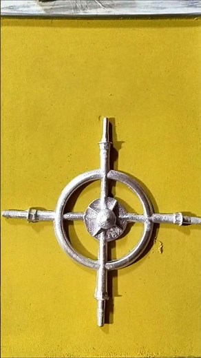 Beautiful Metal Casting Art Made from Sand Patterns