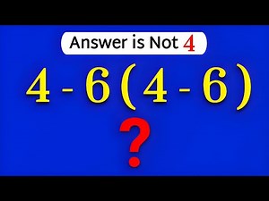 95% of People Get This Basic Math WRONG Answer! 😳 Can You Right it