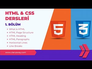 HTML CSS Dersleri: Bölüm 1 | Web Geliştirme Temelleri